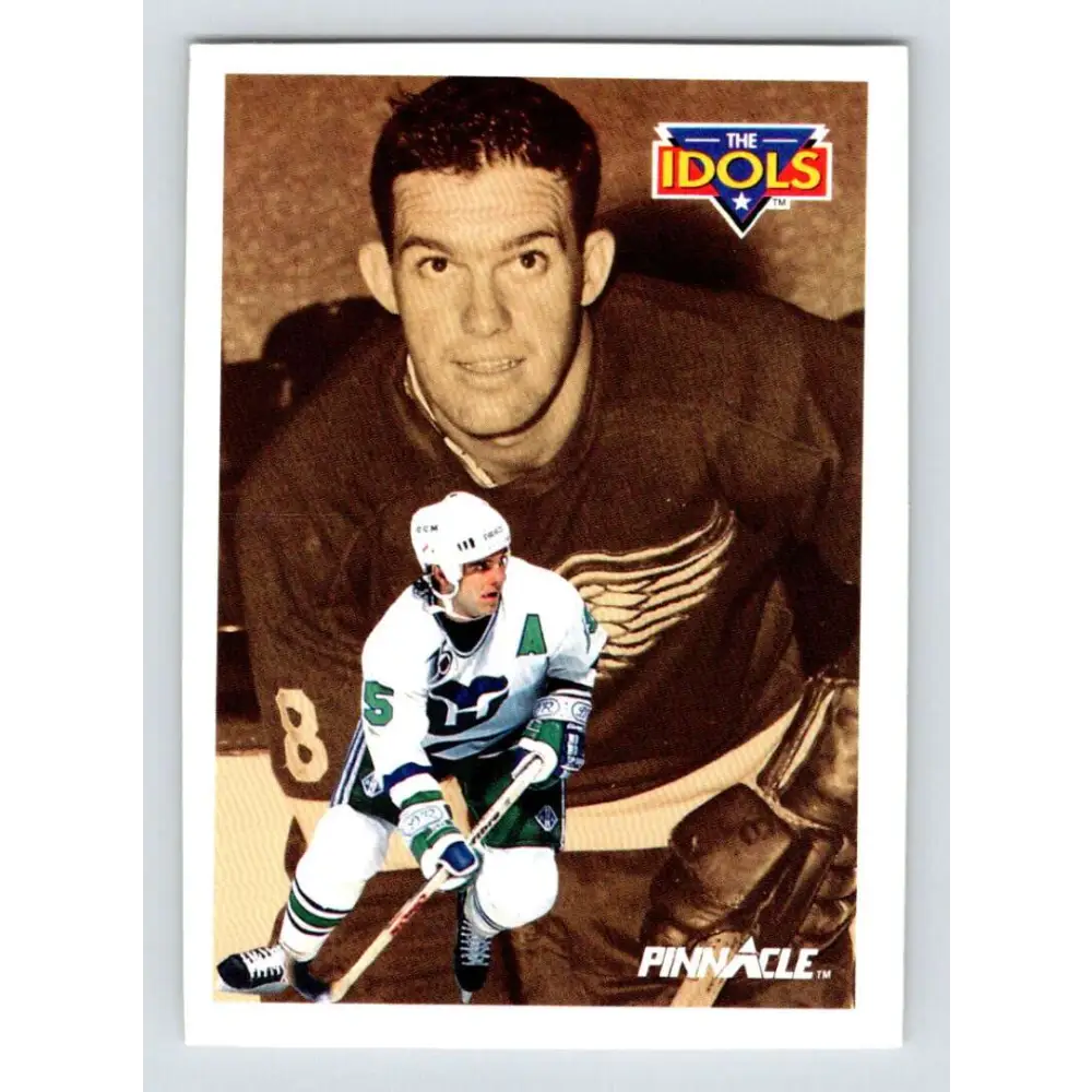 1991-92 Pinnacle #391 John Cullen/Ray Cullen NM-MT Hartford Whalers Hockey Card Image 1