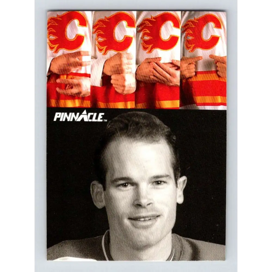 1991-92 Pinnacle #398 Jim Kyte SL NM-MT Calgary Flames Hockey Card Image 1