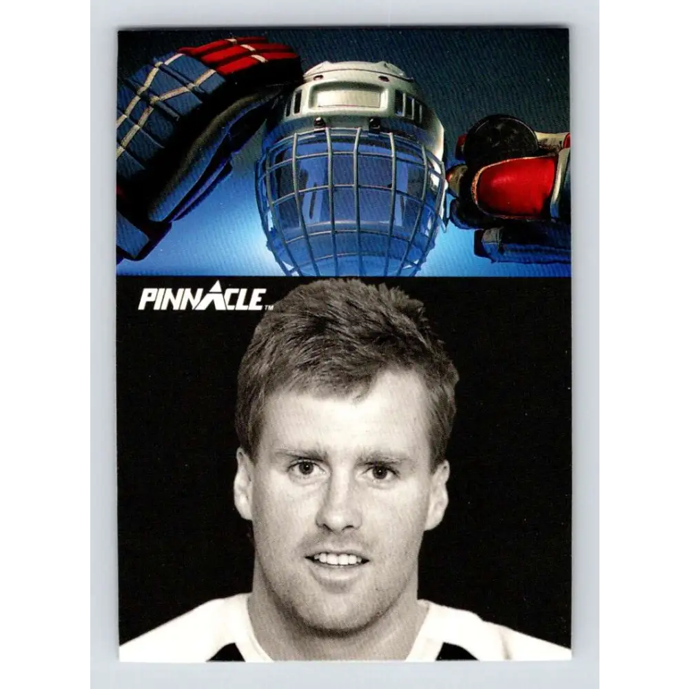 1991-92 Pinnacle #413 Dave Hannan SL NM-MT Toronto Maple Leafs Hockey Card Image 1