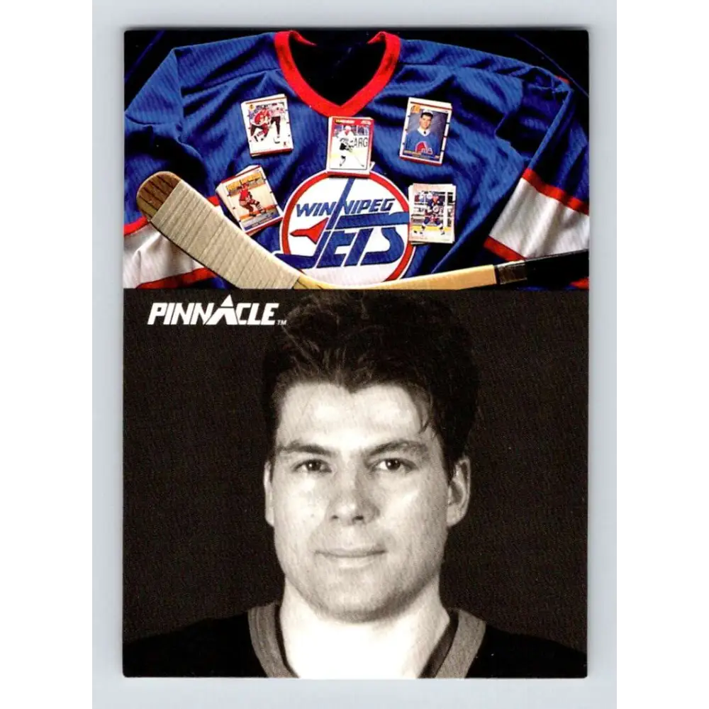 1991-92 Pinnacle #416 Pat Elynuik SL NM-MT Winnipeg Jets Hockey Card Image 1