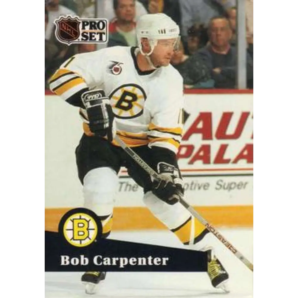 1991-92 Pro Set #349 Bob Carpenter NM-MT Boston Bruins Hockey Card Image 1