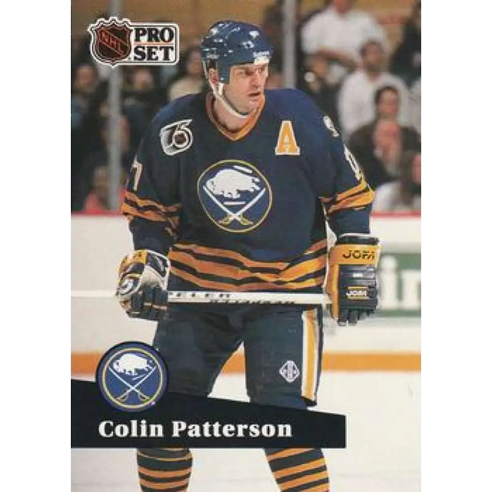 1991-92 Pro Set #356 Colin Patterson NM-MT Buffalo Sabres Hockey Card Image 1
