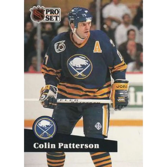1991-92 Pro Set #356 Colin Patterson NM-MT Buffalo Sabres Hockey Card Image 1
