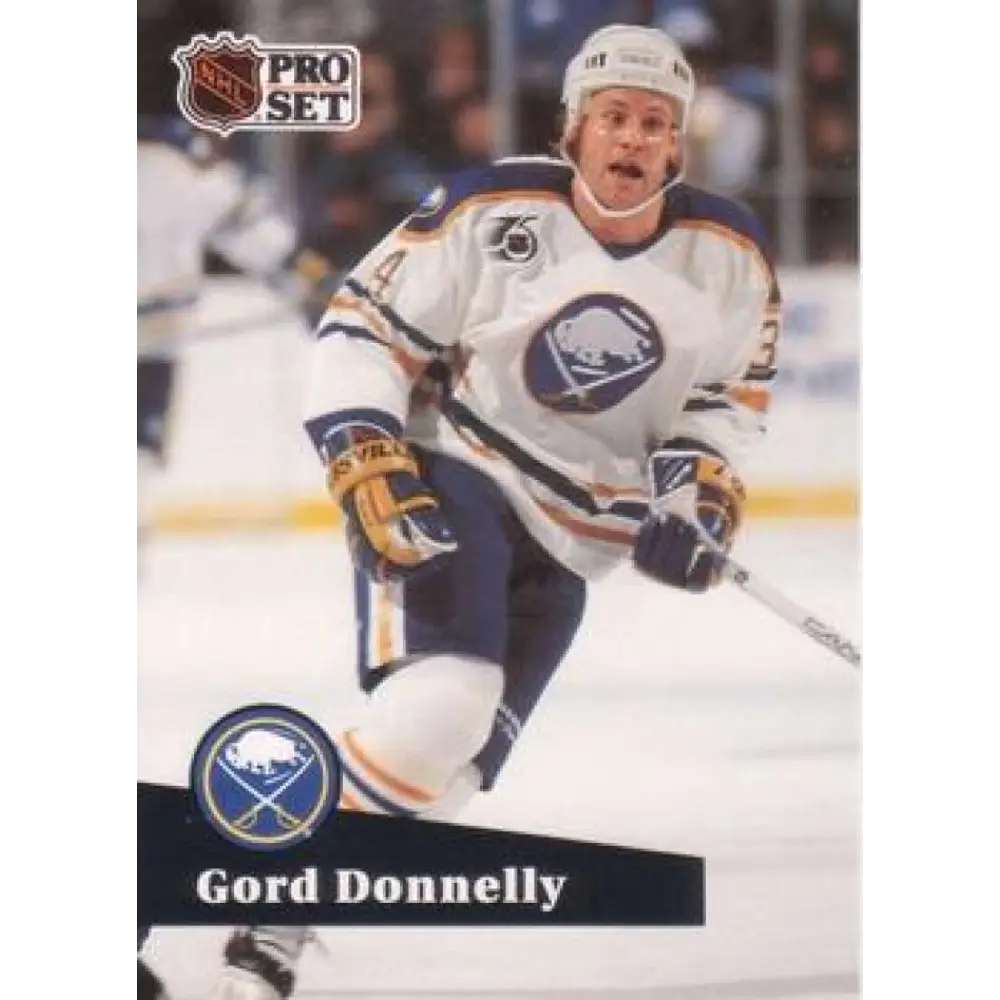 1991-92 Pro Set #357 Gord Donnelly NM-MT Buffalo Sabres Hockey Card Image 1