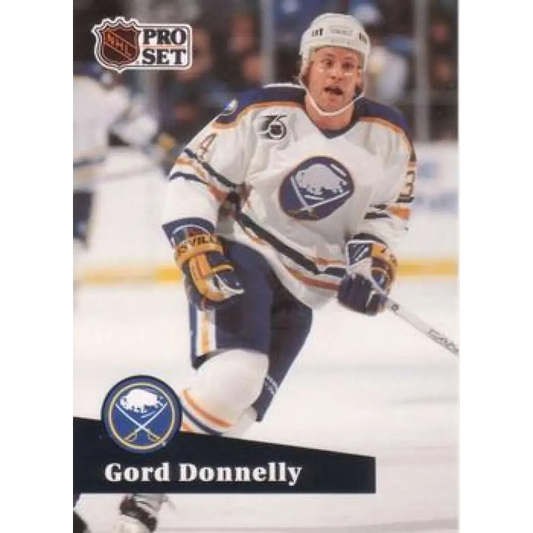 1991-92 Pro Set #357 Gord Donnelly NM-MT Buffalo Sabres Hockey Card Image 1