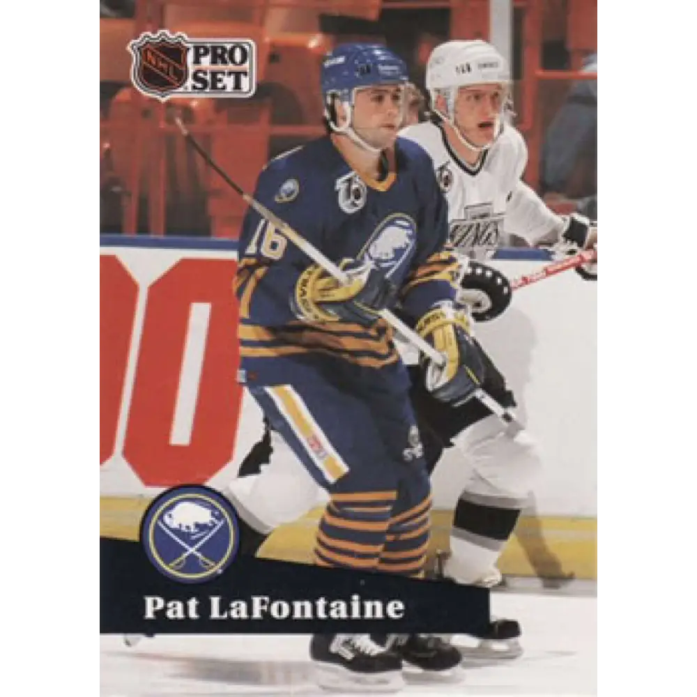 1991-92 Pro Set #358 Pat LaFontaine NM-MT Buffalo Sabres Hockey Card Image 1