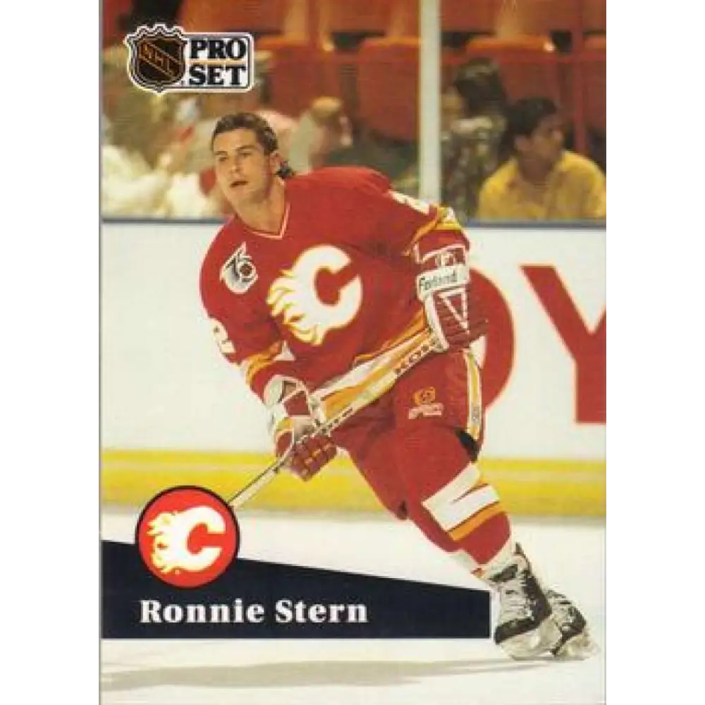 1991-92 Pro Set #362 Ronnie Stern NM-MT Calgary Flames Hockey Card Image 1