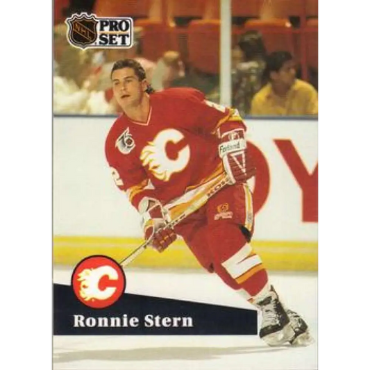 1991-92 Pro Set #362 Ronnie Stern NM-MT Calgary Flames Hockey Card Image 1