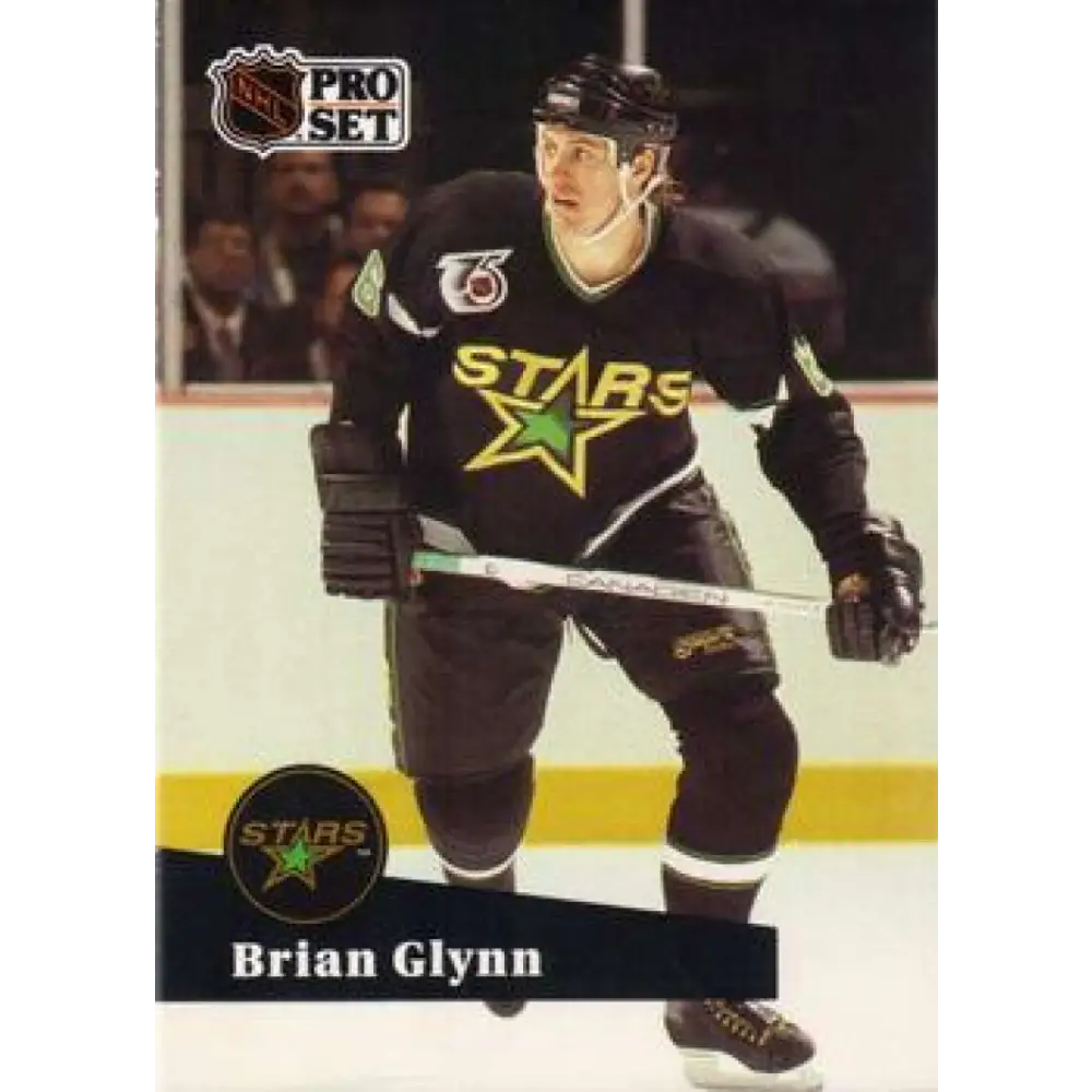 1991-92 Pro Set #406 Brian Glynn NM-MT Minnesota North Stars Hockey Card Image 1