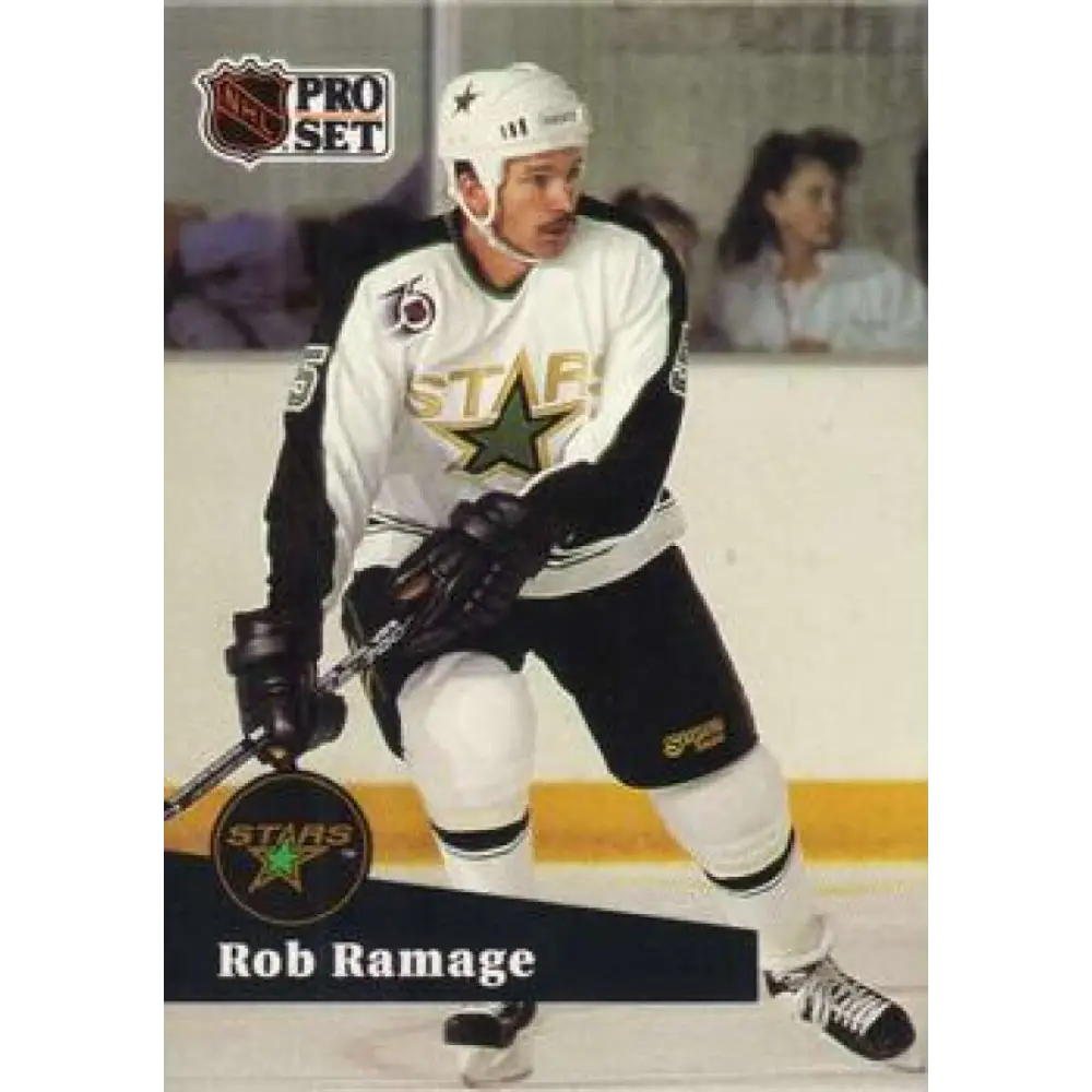 1991-92 Pro Set #407 Rob Ramage NM-MT Minnesota North Stars Hockey Card Image 1