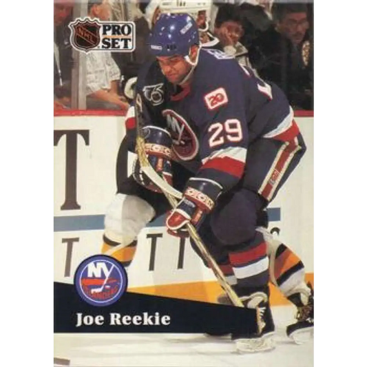 1991-92 Pro Set #429 Joe Reekie NM-MT New York Islanders Hockey Card Image 1