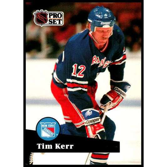1991-92 Pro Set #446 Tim Kerr NM-MT New York Rangers Hockey Card Image 1