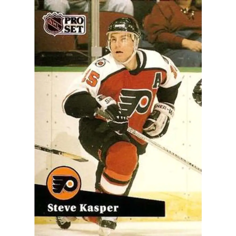 1991-92 Pro Set #449 Steve Kasper NM-MT Philadelphia Flyers Hockey Card Image 1
