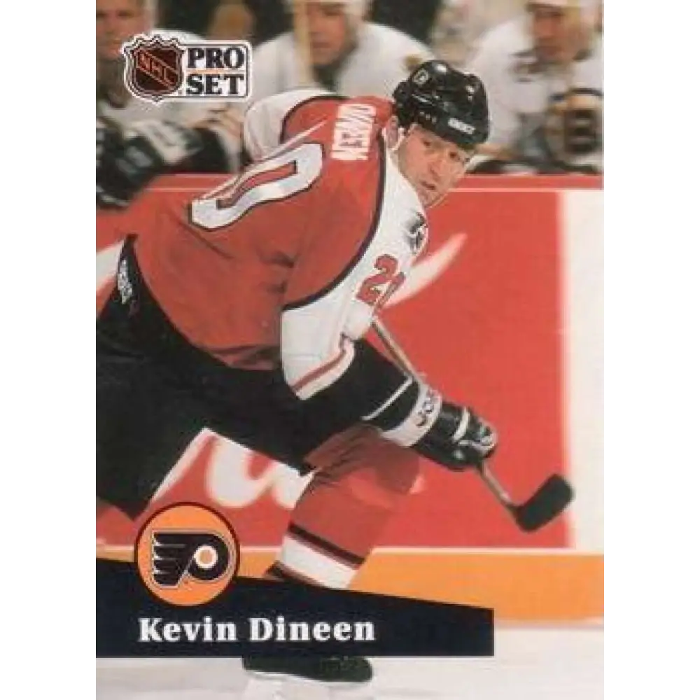 1991-92 Pro Set #451 Kevin Dineen NM-MT Philadelphia Flyers Hockey Card Image 1
