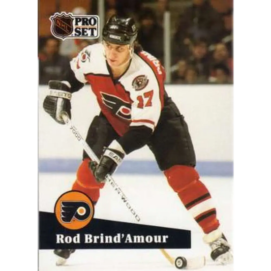1991-92 Pro Set #453 Rod Brind'Amour NM-MT Philadelphia Flyers Hockey Card Image 1