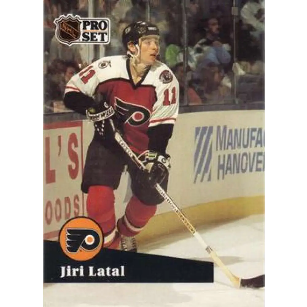 1991-92 Pro Set #454 Jiri Latal NM-MT Philadelphia Flyers Hockey Card Image 1