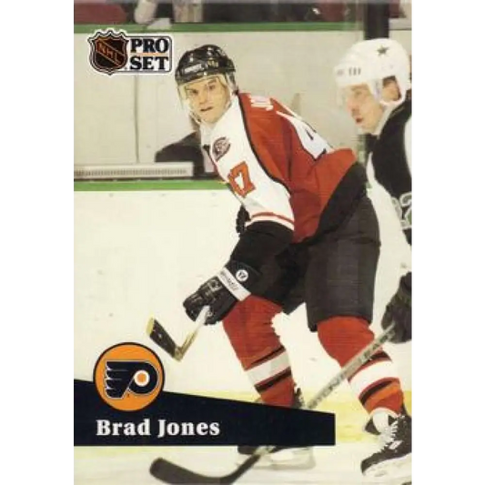1991-92 Pro Set #456 Brad Jones NM-MT Philadelphia Flyers Hockey Card Image 1