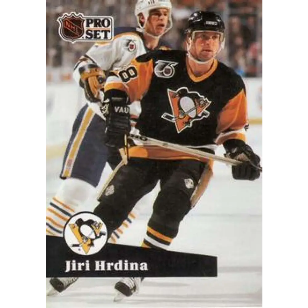 1991-92 Pro Set #461 Jiri Hrdina NM-MT Pittsburgh Penguins Hockey Card Image 1