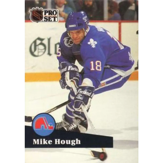 1991-92 Pro Set #463 Mike Hough NM-MT Quebec Nordiques Hockey Card Image 1