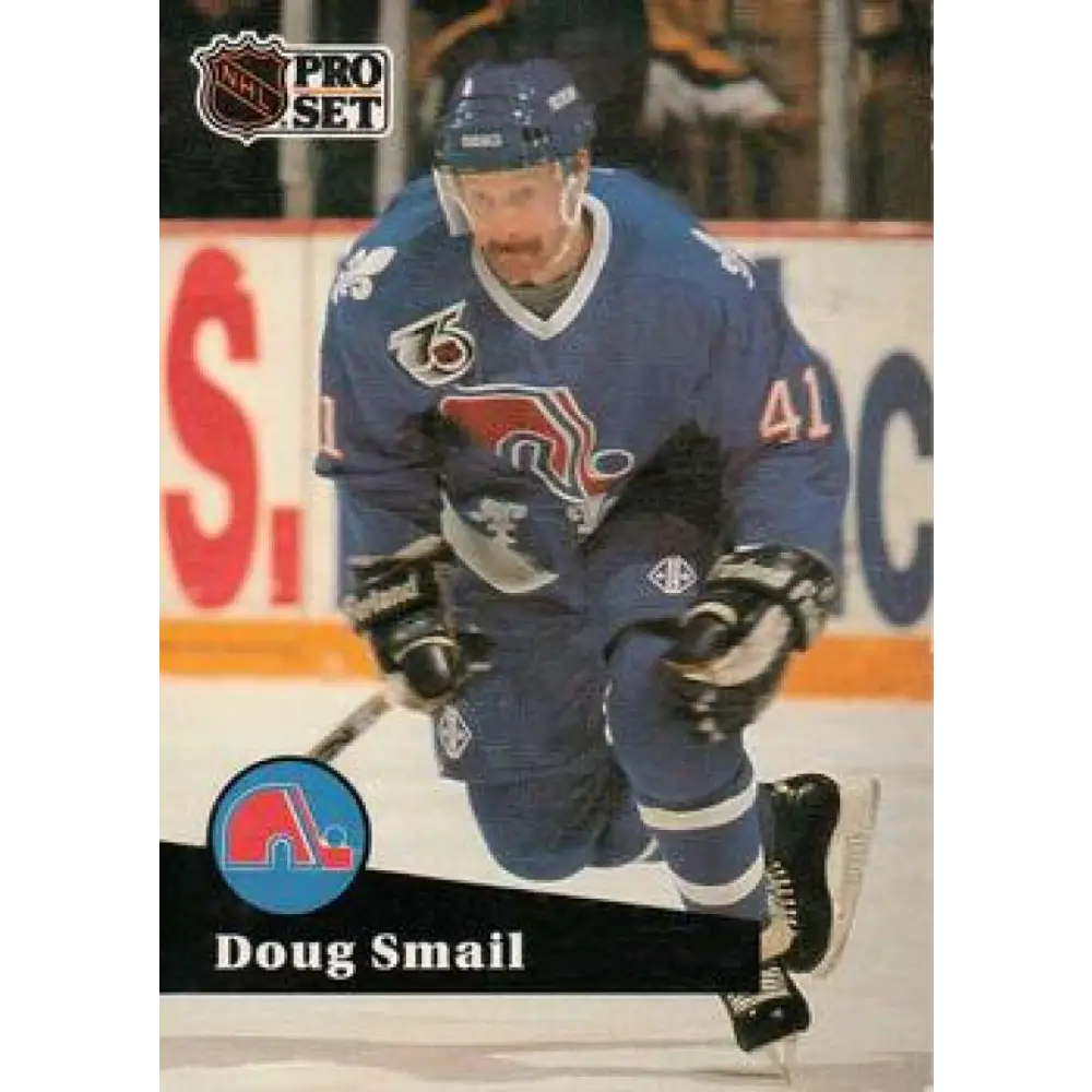 1991-92 Pro Set #466 Doug Smail NM-MT Quebec Nordiques Hockey Card Image 1