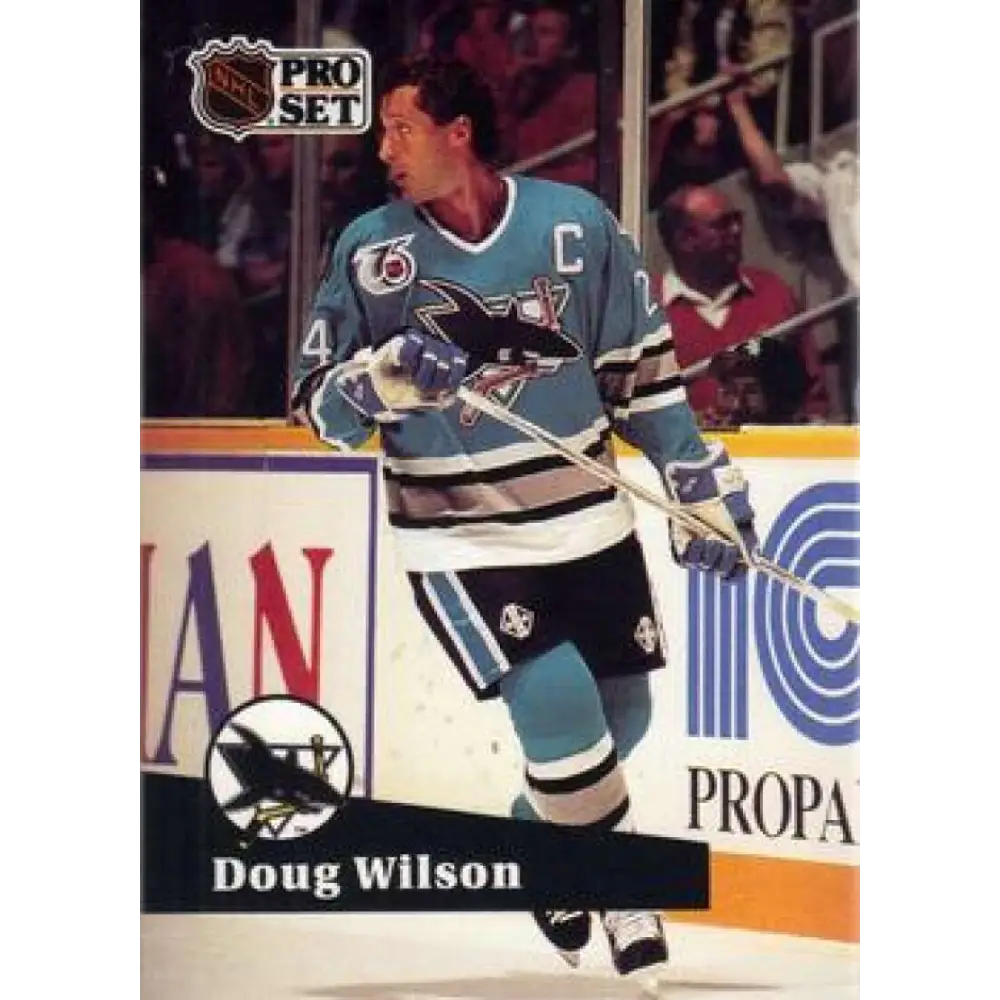 1991-92 Pro Set #478 Doug Wilson NM-MT St. Louis Blues Hockey Card Image 1
