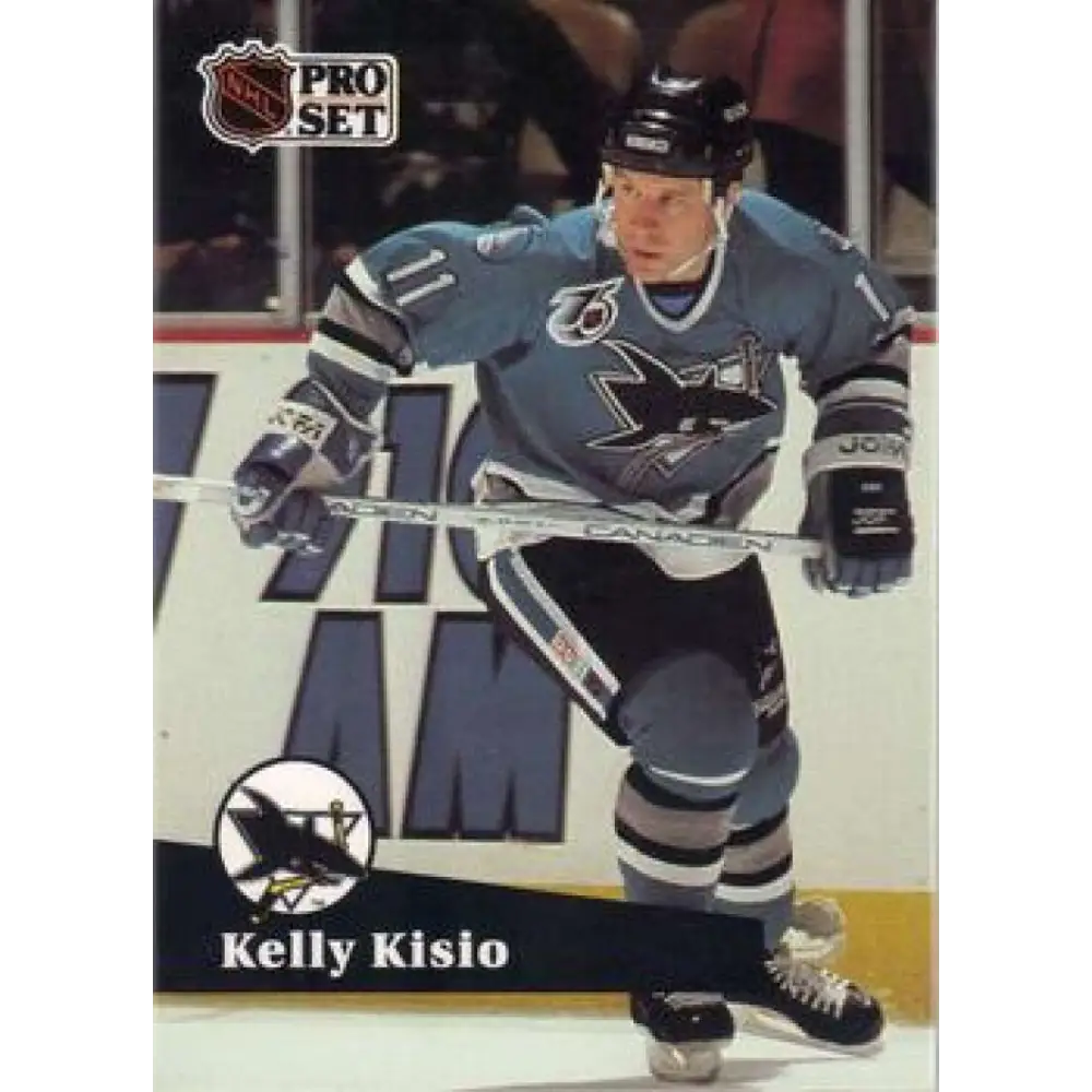 1991-92 Pro Set #479 Kelly Kisio NM-MT St. Louis Blues Hockey Card Image 1
