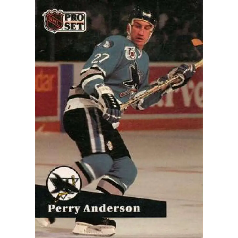 1991-92 Pro Set #481 Perry Anderson NM-MT St. Louis Blues Hockey Card Image 1