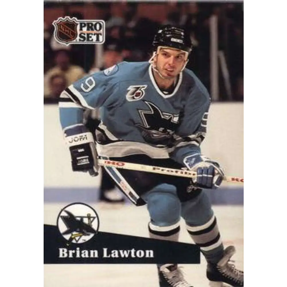 1991-92 Pro Set #482 Brian Lawton NM-MT St. Louis Blues Hockey Card Image 1