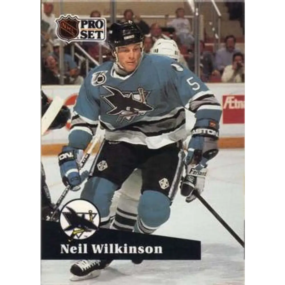 1991-92 Pro Set #483 Neil Wilkinson NM-MT St. Louis Blues Hockey Card Image 1