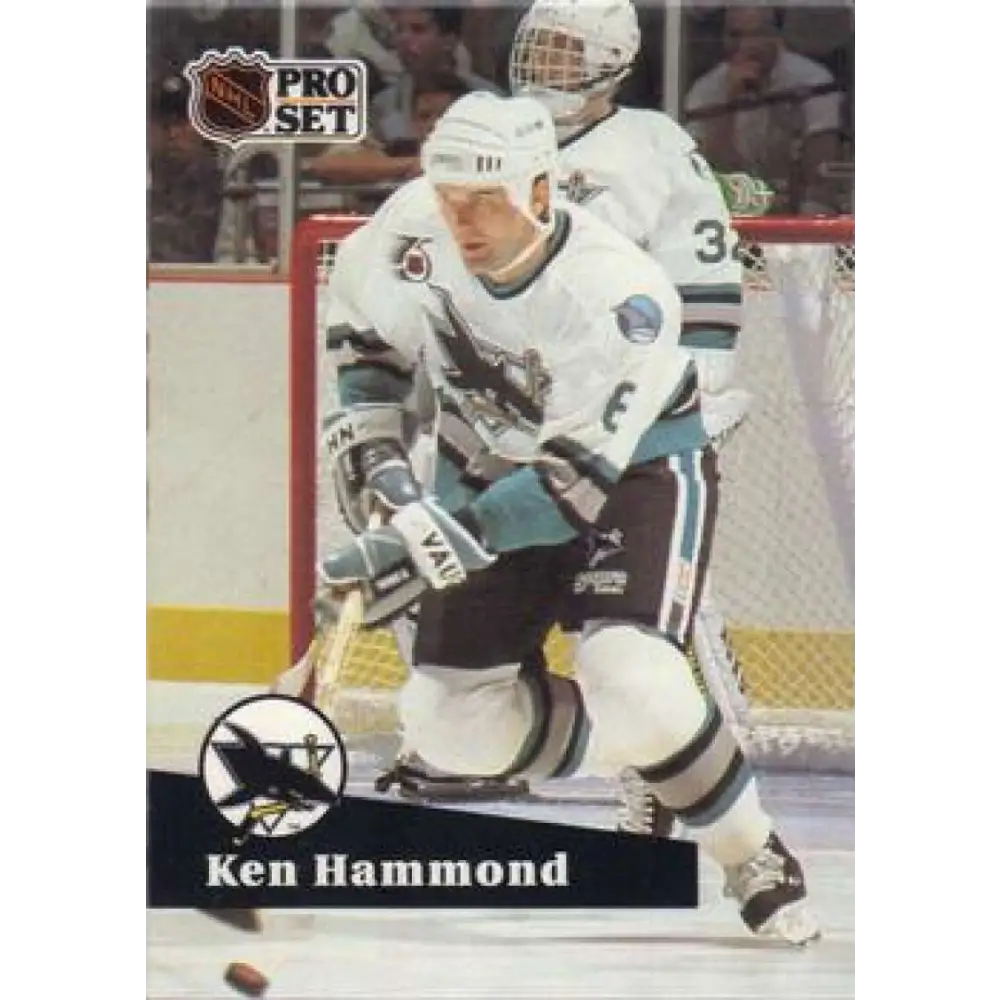 1991-92 Pro Set #484 Ken Hammond NM-MT RC Rookie St. Louis Blues Hockey Card Image 1