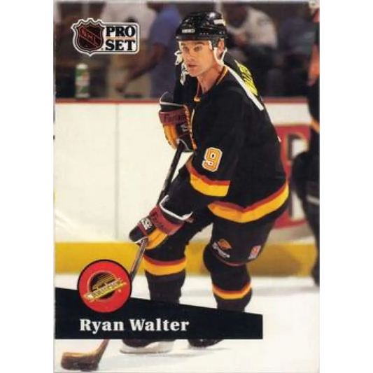 1991-92 Pro Set #504 Ryan Walter NM-MT Vancouver Canucks Hockey Card Image 1