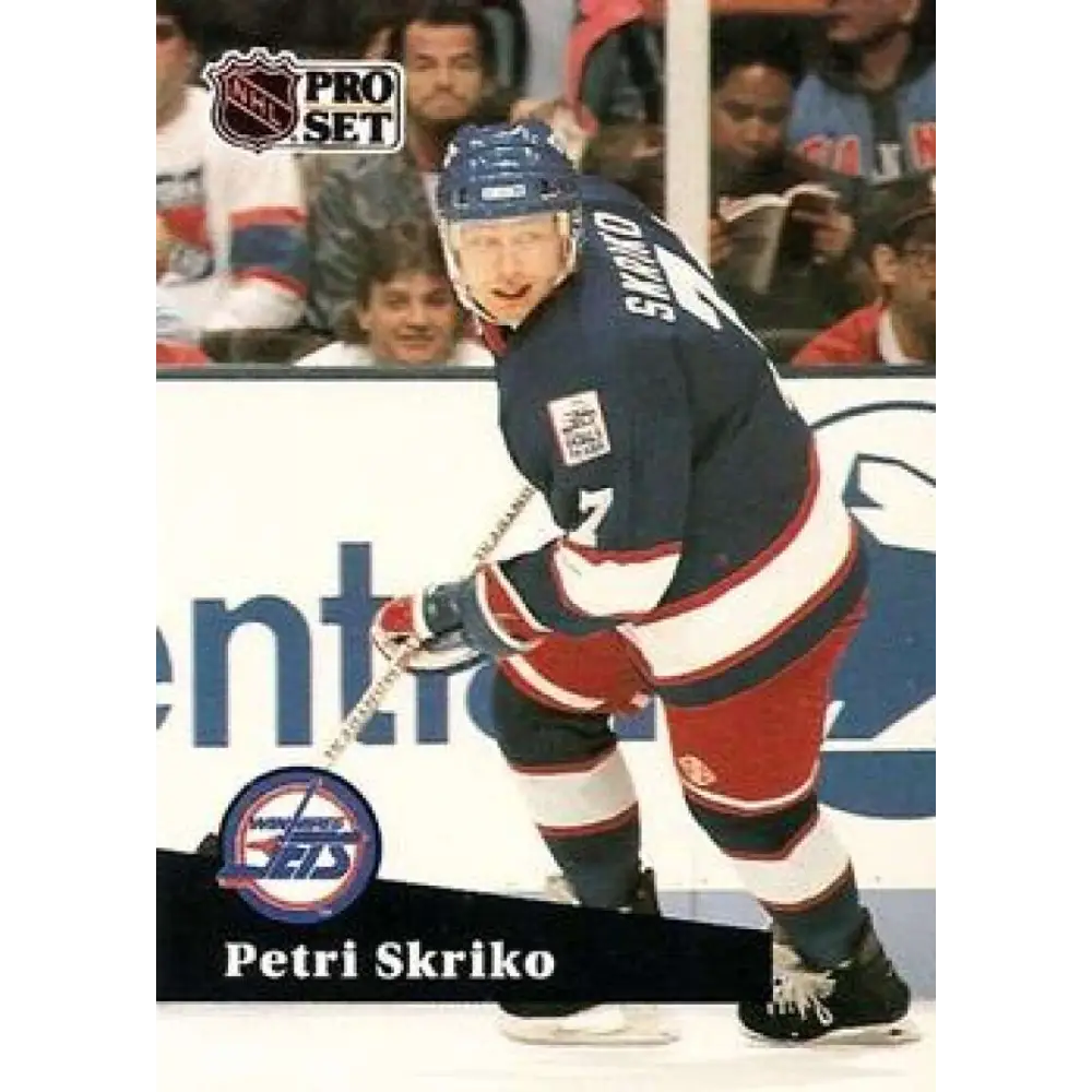1991-92 Pro Set #517 Petri Skriko NM-MT Winnipeg Jets Hockey Card Image 1