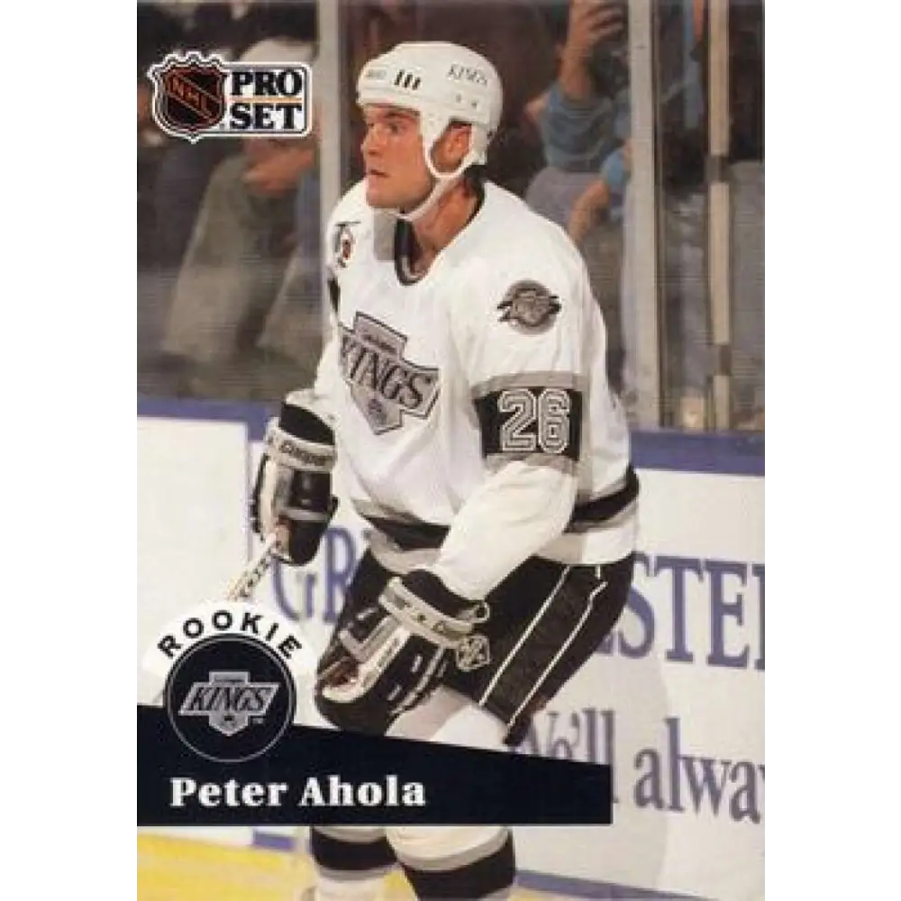 1991-92 Pro Set #540 Peter Ahola NM-MT RC Rookie Los Angeles Kings Hockey Card Image 1