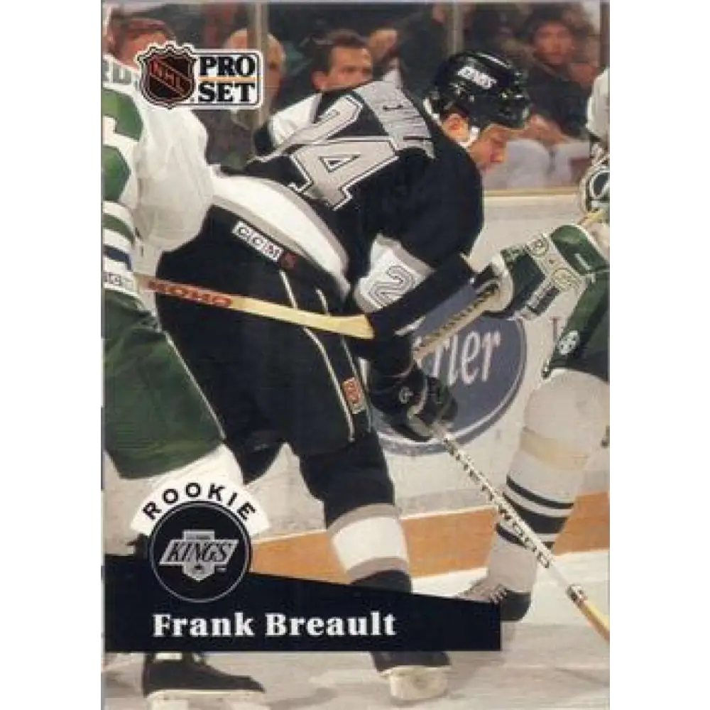 1991-92 Pro Set #541 Francois Breault NM-MT Los Angeles Kings Hockey Card Image 1