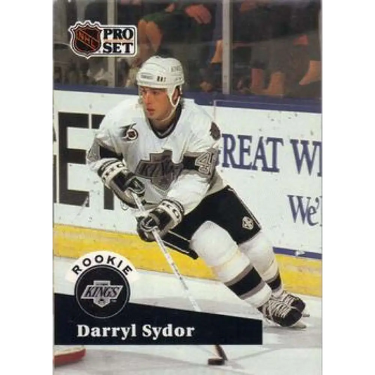 1991-92 Pro Set #542 Darryl Sydor NM-MT Los Angeles Kings Hockey Card Image 1