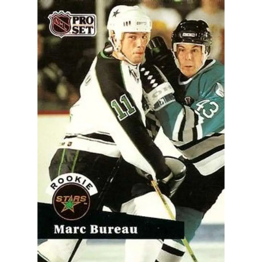 1991-92 Pro Set #544 Marc Bureau NM-MT Minnesota North Stars Hockey Card Image 1
