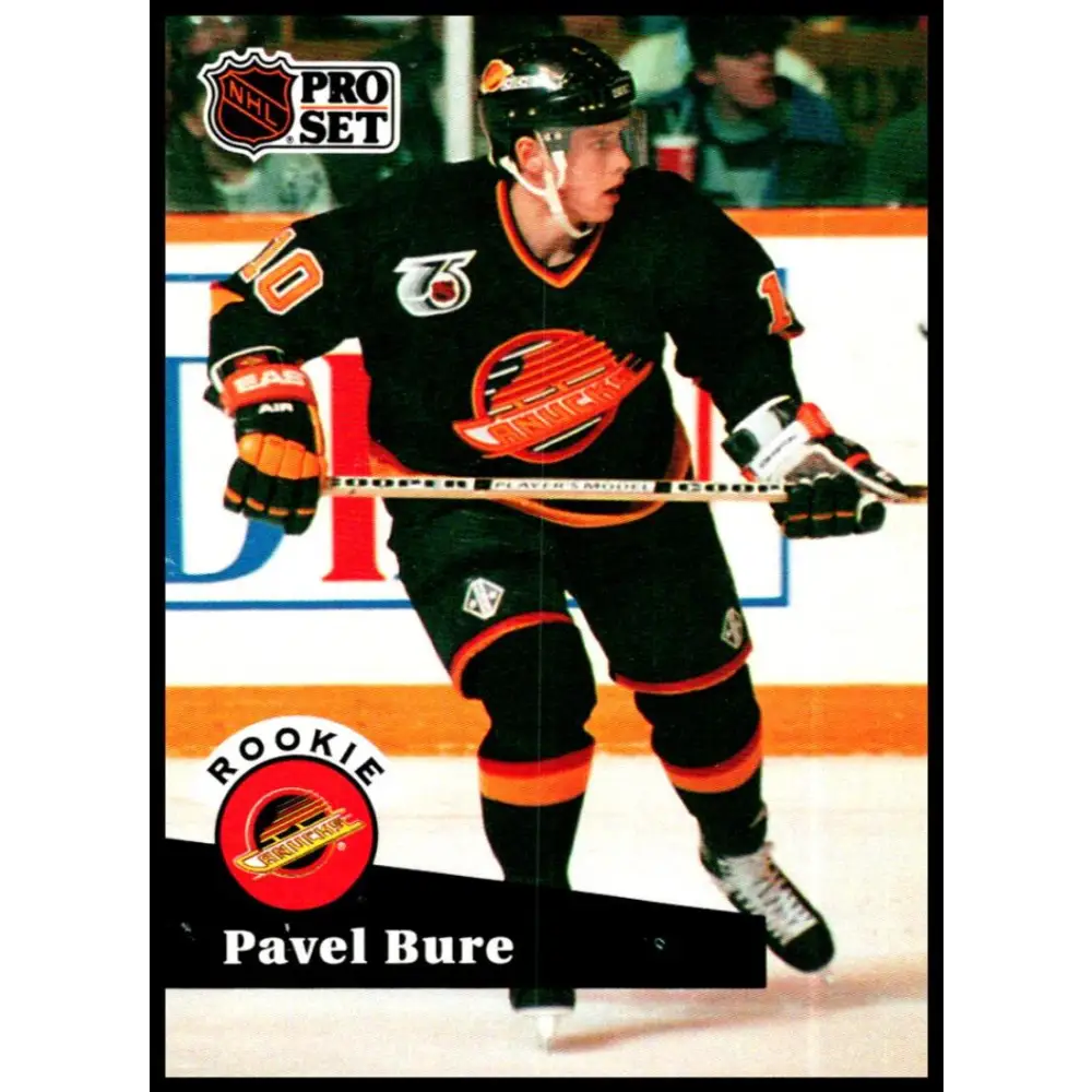 1991-92 Pro Set #564 Pavel Bure NM-MT Vancouver Canucks Hockey Card Image 1