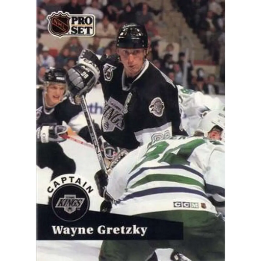 1991-92 Pro Set #574 Wayne Gretzky NM-MT Los Angeles Kings Hockey Card Image 1