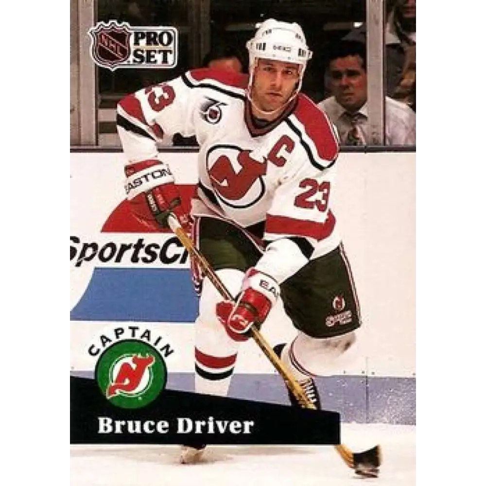 1991-92 Pro Set #577 Bruce Driver NM-MT New Jersey Devils Hockey Card Image 1