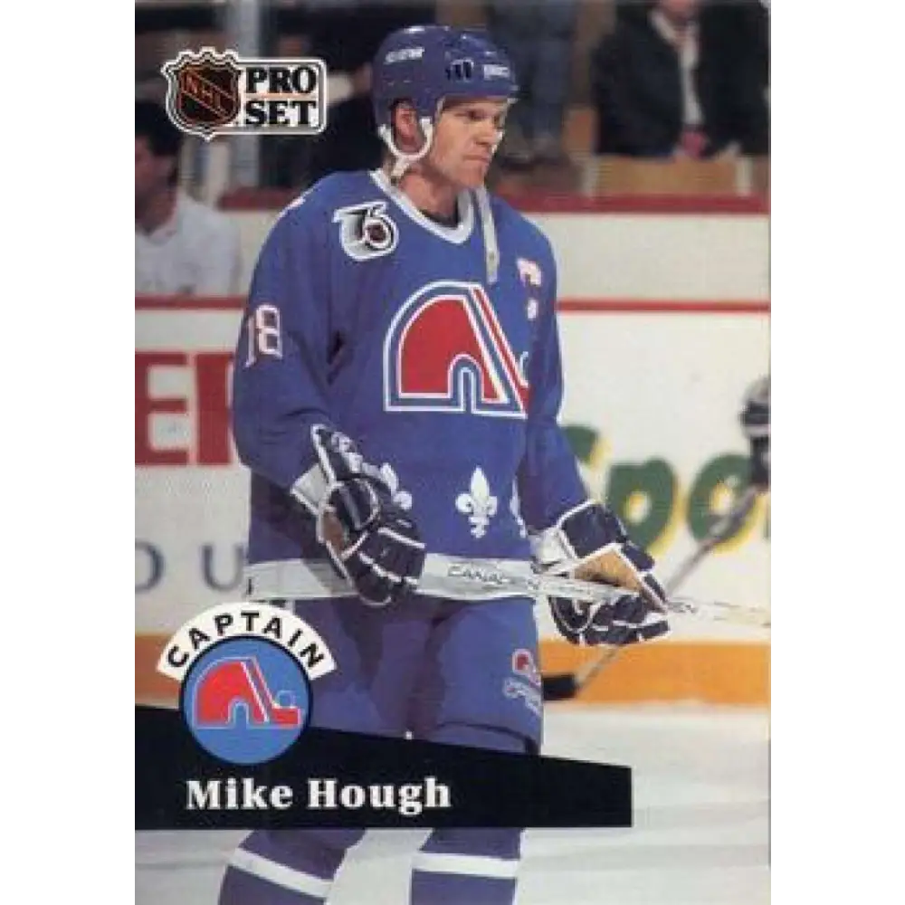 1991-92 Pro Set #582 Mike Hough NM-MT Quebec Nordiques Hockey Card Image 1