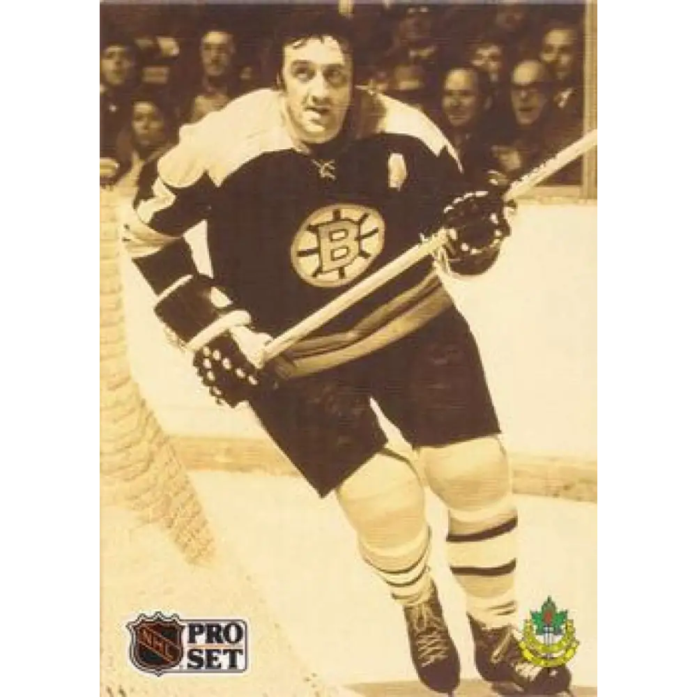 1991-92 Pro Set #594 Phil Esposito NM-MT Boston Bruins Hockey Card Image 1