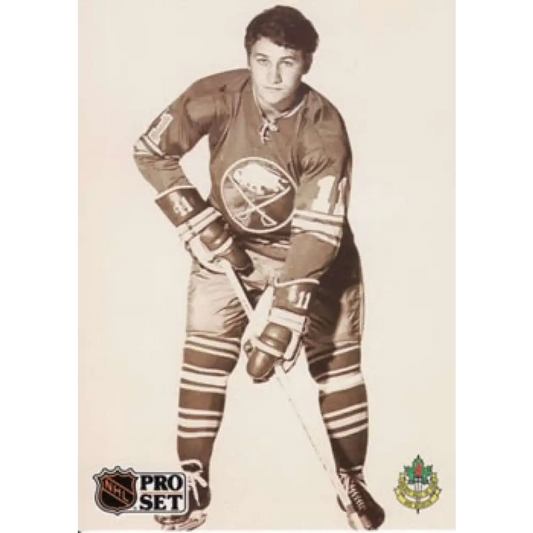 1991-92 Pro Set #596 Gilbert Perreault NM-MT Buffalo Sabres Hockey Card Image 1