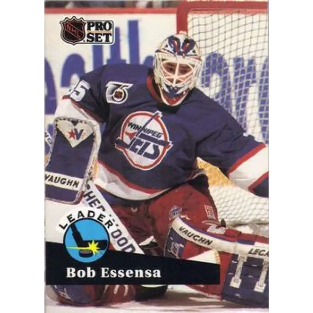 1991-92 Pro Set #602 Bob Essensa LL NM-MT Winnipeg Jets Hockey Card Image 1