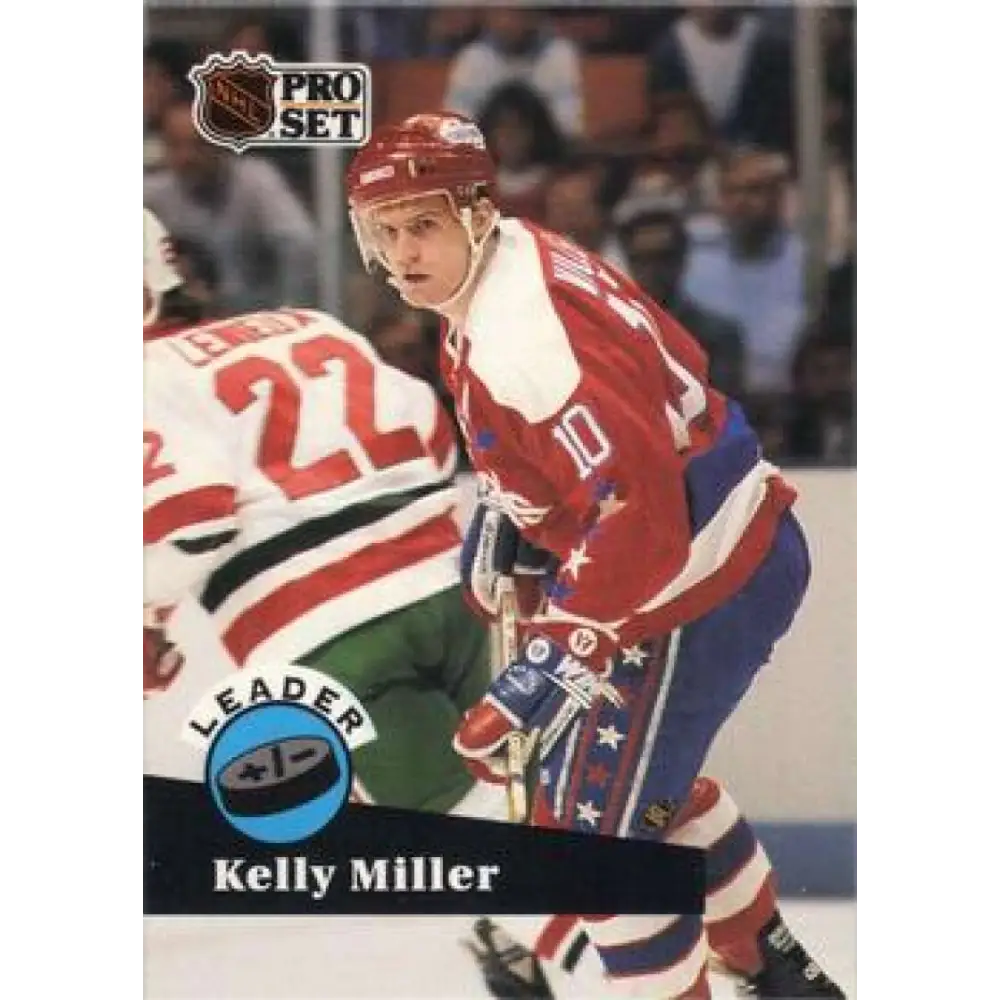 1991-92 Pro Set #611 Kelly Miller LL NM-MT Washington Capitals Hockey Card Image 1