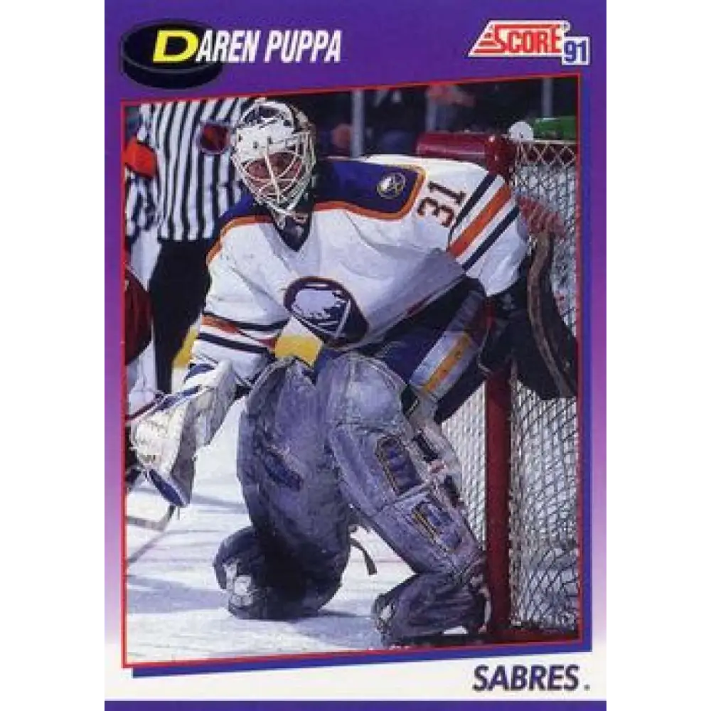 1991-92 Score American #106 Daren Puppa NM-MT Montreal Canadiens Hockey Card  Image 1