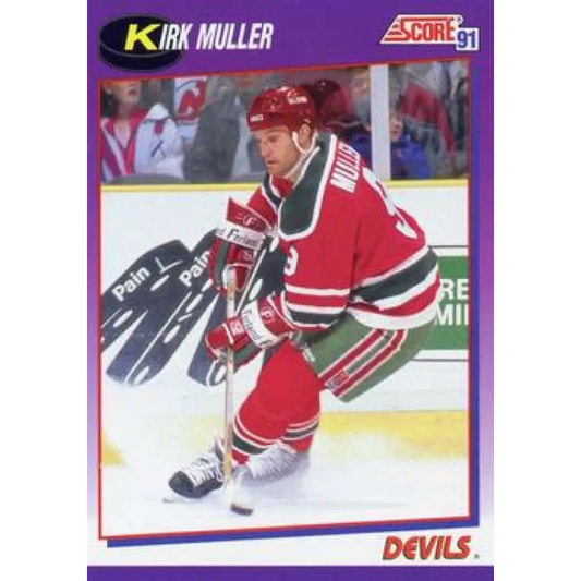 1991-92 Score American #110 Kirk Muller NM-MT New Jersey Devils Hockey Card  Image 1