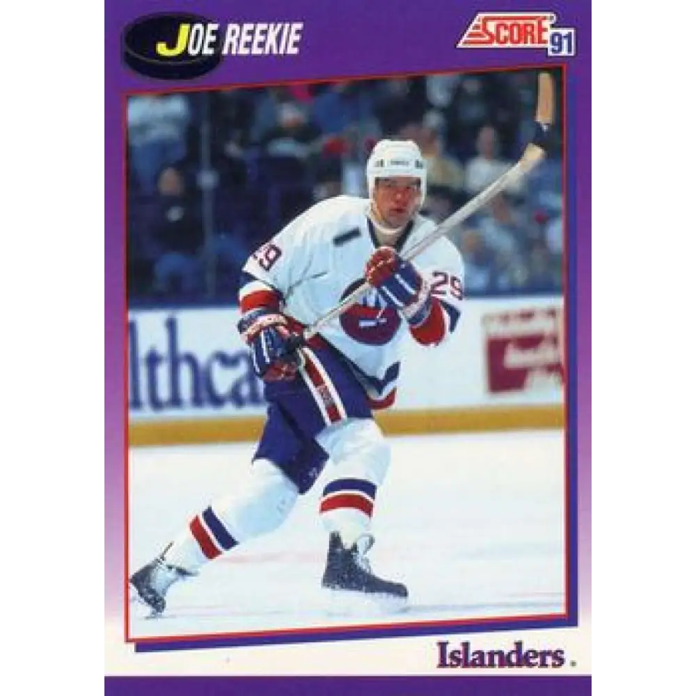 1991-92 Score American #123 Joe Reekie NM-MT New York Rangers Hockey Card  Image 1