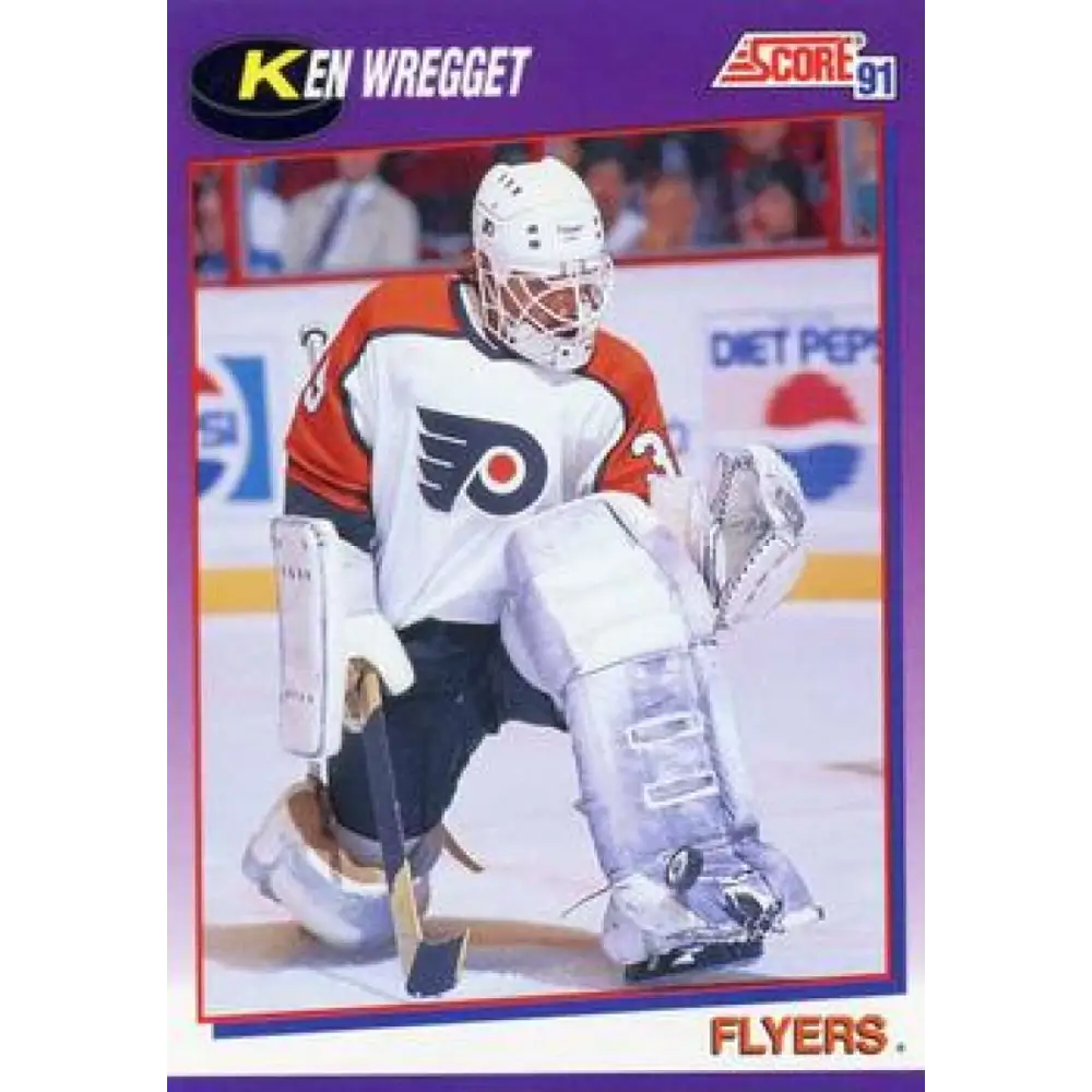 1991-92 Score American #141 Ken Wregget NM-MT Philadelphia Flyers Hockey Card  Image 1