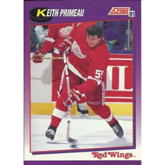 1991-92 Score American #144 Keith Primeau NM-MT Detroit Red Wings Hockey Card  Image 1