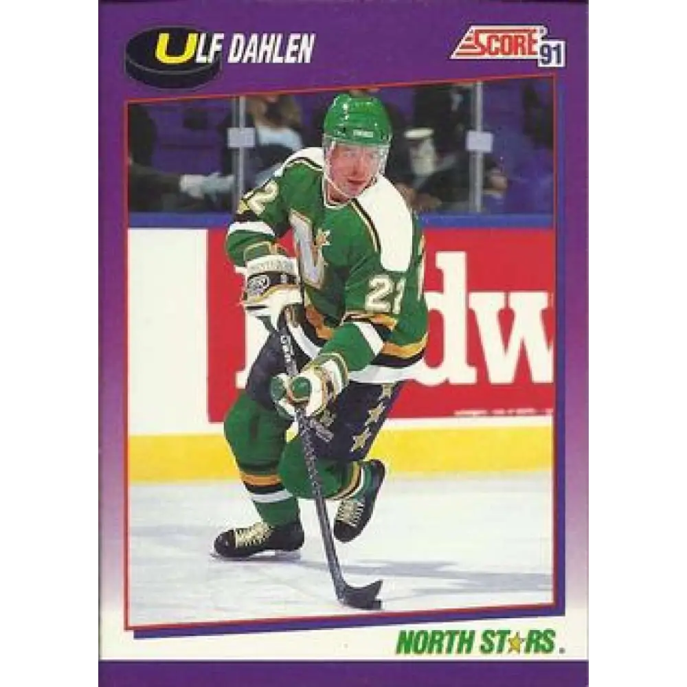 1991-92 Score American #164 Ulf Dahlen NM-MT Minnesota North Stars Hockey Card  Image 1